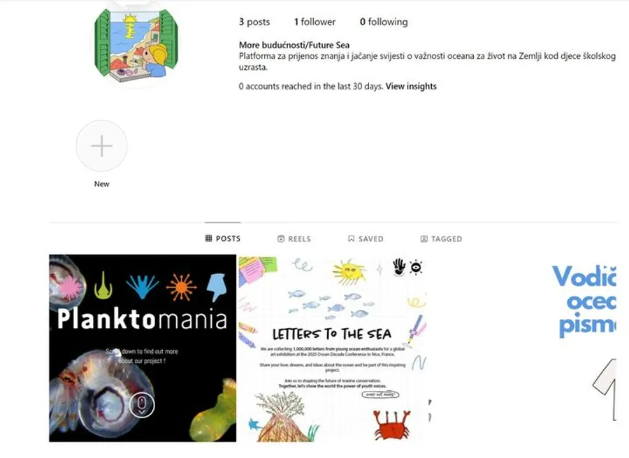 More budućnosti od sad i na Instagramu